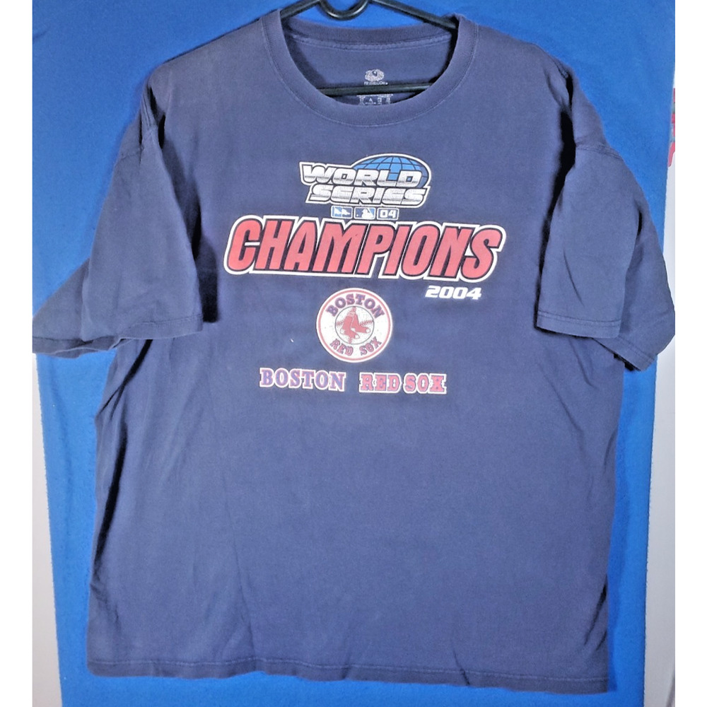 Vintage MLB Boston Red Sox Dynasty World Series 2004 T-Shirt Men's Size XL